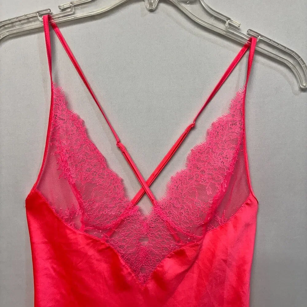 Victoria's Secret Women Babydoll Lace Slip Dress Size Small Lingerie M298 -19